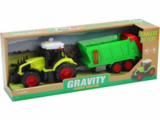 Traktor s přívěsem a zvukem