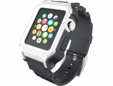 Incipio Incipio Octane Strap - Pancéřový řemínek pro Apple Watch 38mm (bílá/šedá)