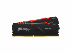 Kingston FURY Beast/DDR4/64GB/3200MHz/CL16/2x32GB/RGB/Black