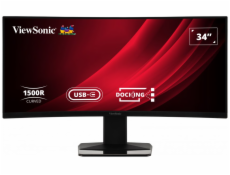 ViewSonic VG3419C / 34  prohnutý/ VA/ 21:9/ 3440x1440/ 3,5ms/ 300cd/m2/ DP/ HDMI/ USB/ RJ45/ Repro