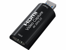 PremiumCord HDMI capture/grabber pro záznam Video/Audio signálu do počítače s USB3.0