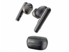 Poly bluetooth headset Voyager Free 60+, BT700 USB-A adaptér, dotykové nabíjecí pouzdro, černá