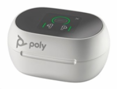 Poly bluetooth headset Voyager Free 60+, BT700 USB-A adaptér, dotykové nabíjecí pouzdro, bílá