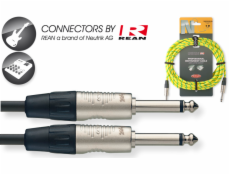 Stagg NGC6VTR YL, kabel JACK/JACK, 6m