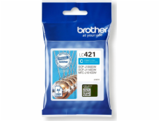 Atrament azúrový Brother LC-421C