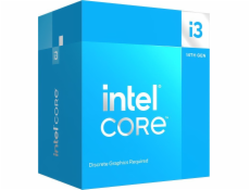 CPU INTEL Core i3-14100F, až 4.7GHz, 12MB L3, LGA1700, BOX (bez chladiče)