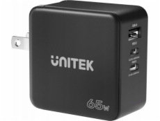 Nabíječka Unitek Nabíječka Unitek GaN, PD 65W, cestovní, 3 porty