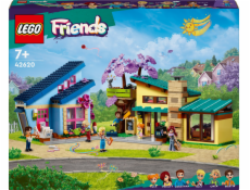  LEGO 42620 Friends Rodinný dům Ollyho a Paisleyho, stavebnice