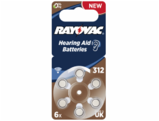 Rayovac Acoustic Special 312 6ks baterie pre nacuvacie pristroje