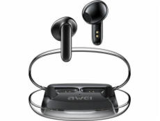  Sluchátka Bluetooth 5.3 T85 ENC TWS Černá