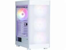 I4 TG ATX Mid Tower 4 ventilátory RGB pouzdro White