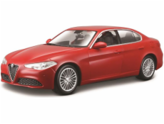 Kovový model Alfa Romeo Giulia 2016 Červená 1/24