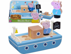 Figúrka Tm Toys Sada s figúrkou prasiatka Peppa Drevená loď