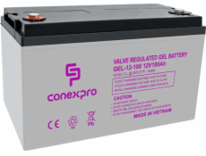Baterie Conexpro GEL-12-100 GEL, 12V/100Ah, T16-M8, Deep Cycle 