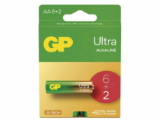 GP AA Ultra alkalická (LR6) - 8 ks