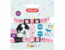 Zolux ZOLUX Postroj pro štěně MASCOTTE 8 mm růžové barvy