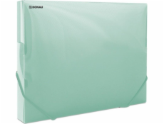 Donau Folder s elastickým páskem. DONAU, PP, A4/30, 700 mikronů, transparentní zelená