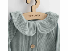 Kojenecký kabátek na knoflíky New Baby Luxury clothing Laura šedý