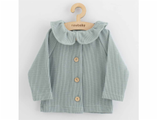 Kojenecký kabátek na knoflíky New Baby Luxury clothing Laura šedý