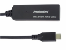 PREMIUMCORD USB-C repeater a prodlužovací kabel Male-Female, 5Gbps 5m