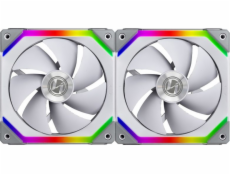 Lian Li UNI FAN SL140 RGB PWM ventilátor, 2-pack včetně regulátoru - 140mm, bílý