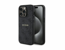 Guess PU Leather 4G Colored Ring MagSafe Zadní Kryt pro iPhone 14 Pro Black Nové