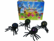 Hipo Spider černý se třpytkami 10cm na ždímání, mix barev