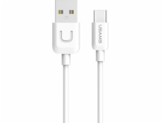 Usams U-Turn USB-C USB kabel 1m bílá/bílá 2A TCUSBXD02 (US-SJ099)