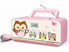 Muse M-29KB rádio prehrávač ružový