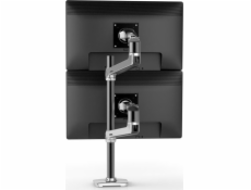 Ergotron - LX Dual Stacking Arm - stolní držák pro dva monitory s vysokým montážním bodem (leštěný hliník)