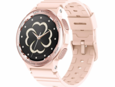 Chytré hodinky K6 1,3 palce 300 mAh růžové