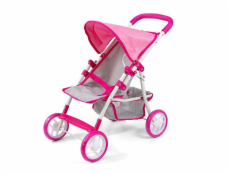 Dětský sportovní kočárek pro panenky Milly Mally Natalie Prestige Pink
