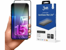 3mk tvrzené sklo HardGlass Max Lite pro Apple iPhone 15, černá