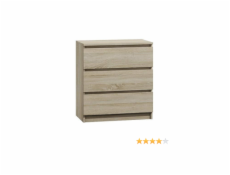 Topeshop M3 SONOMA chest of drawers