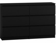 Topeshop M6 120 komoda čierna