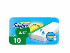 Swiffer Wet Citrus Fresh Náhradní vlhčené ubrousky na podlahu, 10 ks