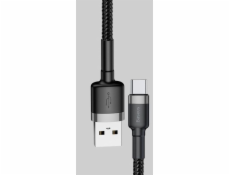 Kábel BASEUS USB Typ AM, Micro USB M, 0,2 m, čierny