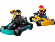  LEGO 60400 City Motokáry se závodníky, Stavebnice