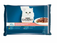 Mokré krmivo pro kočky GOURMET, stolová sada, 4 × 85 g