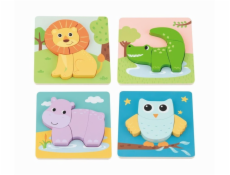 DŘEVĚNÁ HRA CHUNKY ANIMAL PUZZZZ
