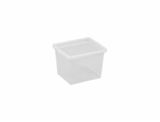 Úložný kufr OKKO BASIC BOX, 3,5 l, průhledný, 17×20,5×14,5 cm