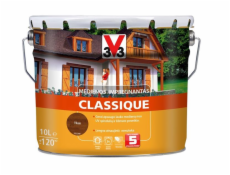 Napouštědlo na dřevo V33 Classique, barva teak, 10l
