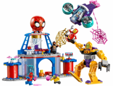 Stavebnice Lego Marvel rotující busta s pavoučí sítí