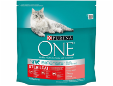 Sterilizace za sucha. krmivo pro kočky ONE BIFENSIS, losos, 1,5 kg Sterilizace za sucha. krmivo pro kočky ONE BIFENSIS, losos, 1,5 kg