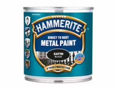 Barva Hammerite Satin, černá, polomatná, 250 ml