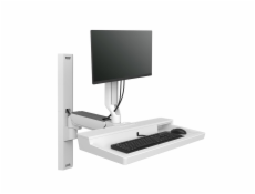 Ergotron CareFit™ Combo System bílý, nástěnný držák LCD, klávesnice+ myš