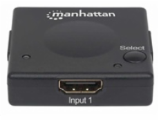 Manhattan HDMI přepínač, 2-Port HDMI Switch, 1080p, černá