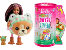 Mattel Barbie Cutie Reveal Chelsea Costume Cuties Series - Pes v žábě, panenka