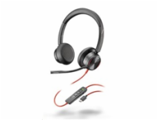 Poly Blackwire 8225 náhlavní souprava, USB-C/A adaptér, stereo