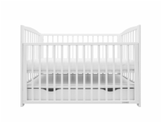 Dětská postýlka New Baby LILLY se stahovací bočnicí a šuplíkem bílá